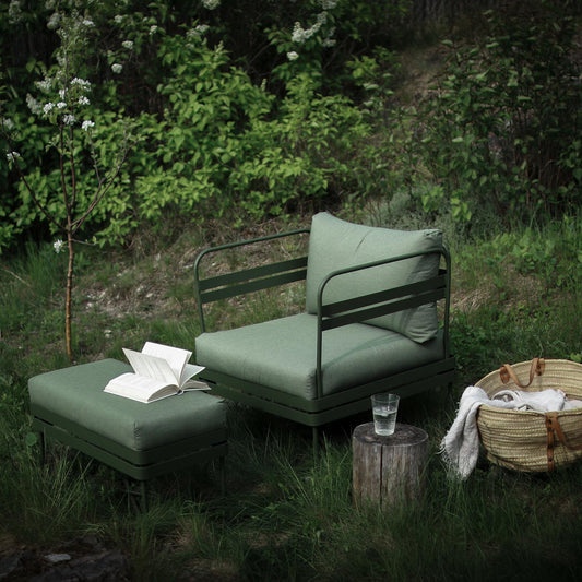 BRIS utesofa fra Ygg&Lyng. Stol / modul med armlener.