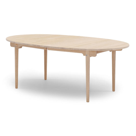 Carl Hansen spisebord CH338. 200 x 115 cm. Hvitoljet eik.