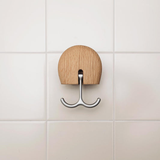 Massproductions Hercule knagg, oljet eik