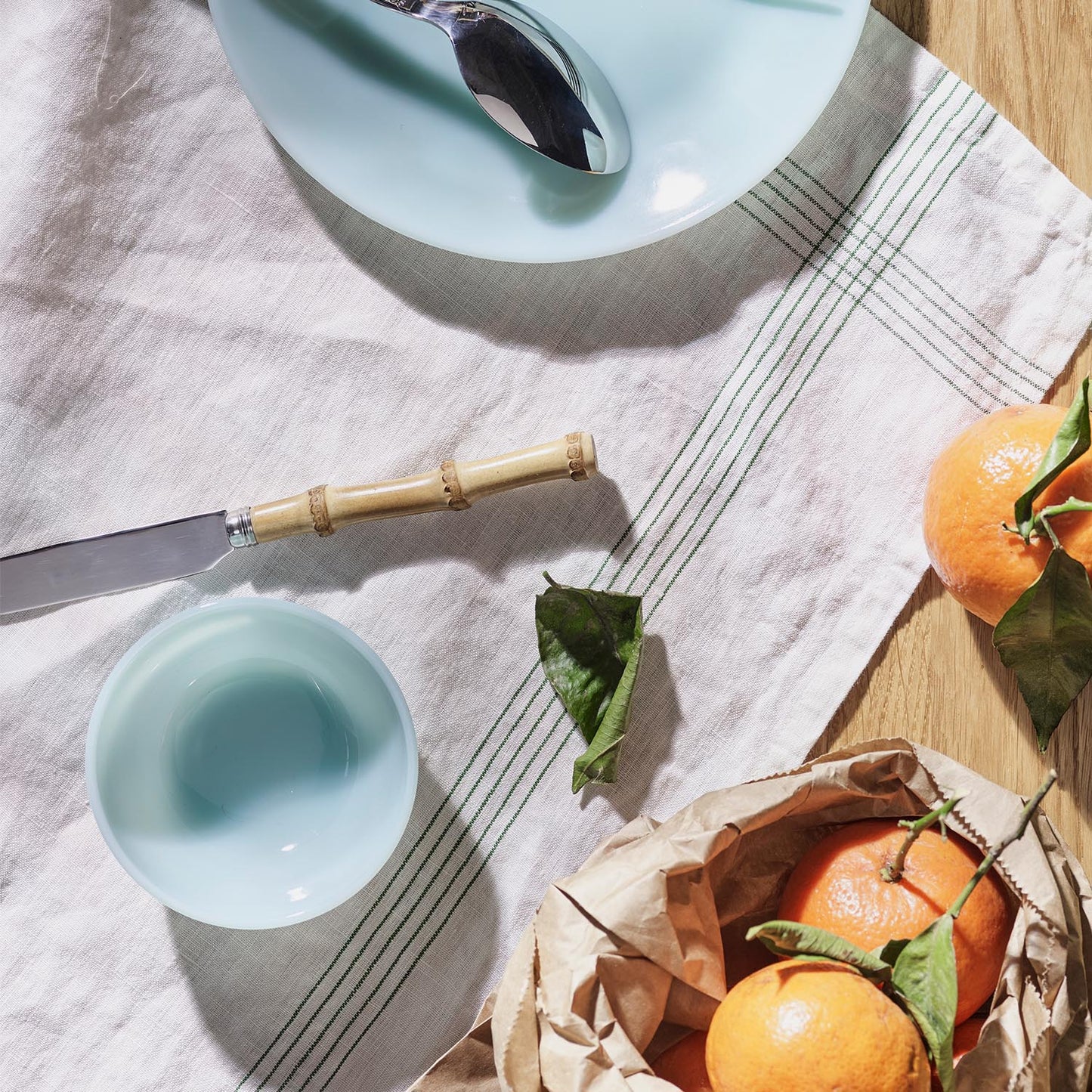 Lucie Kaas MILK frokosttallerken, blue fog. 1 stk.