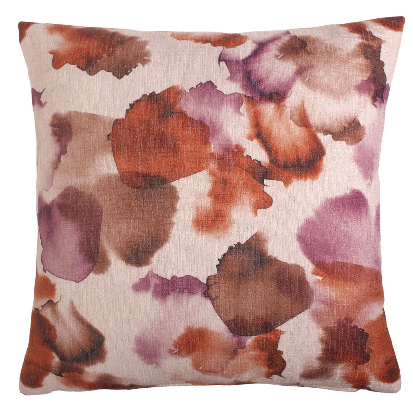 Plesner Patterns pute "Zen garden" i rød/brun/lilla.