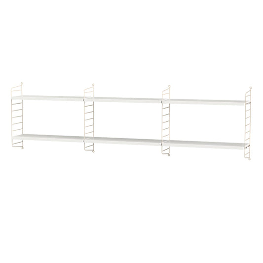 String hylleoppsett. 60x20 cm hyller x 50 cm gavler . Flere fargevarianter. Bestillingsvare.