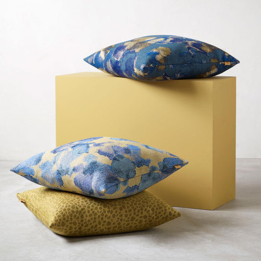 Plesner Patterns "Mosaic"pute i oker gul.