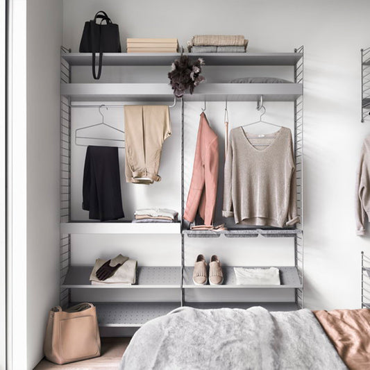 String Kleshenger For Metallhylleplate 4 stk, Beige