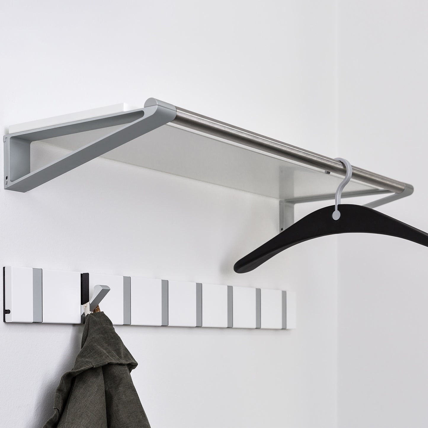 Loca Knax Vannrett 4 Knagger, Hvit