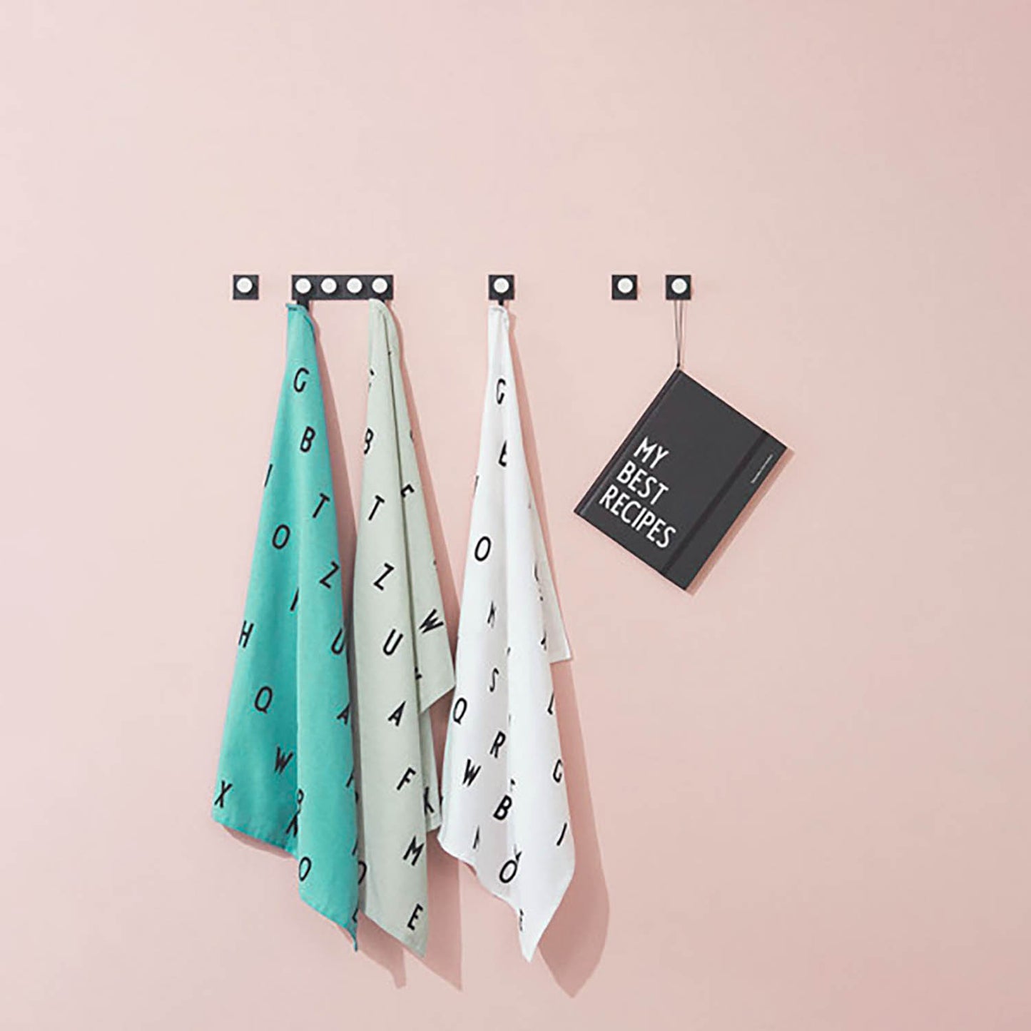 Design Letters håndklær, Turkis