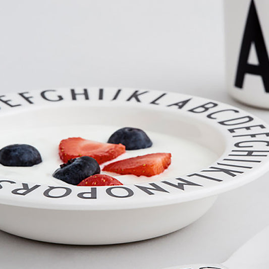 Design Letters Dyp Tallerken i Melamin, Hvit