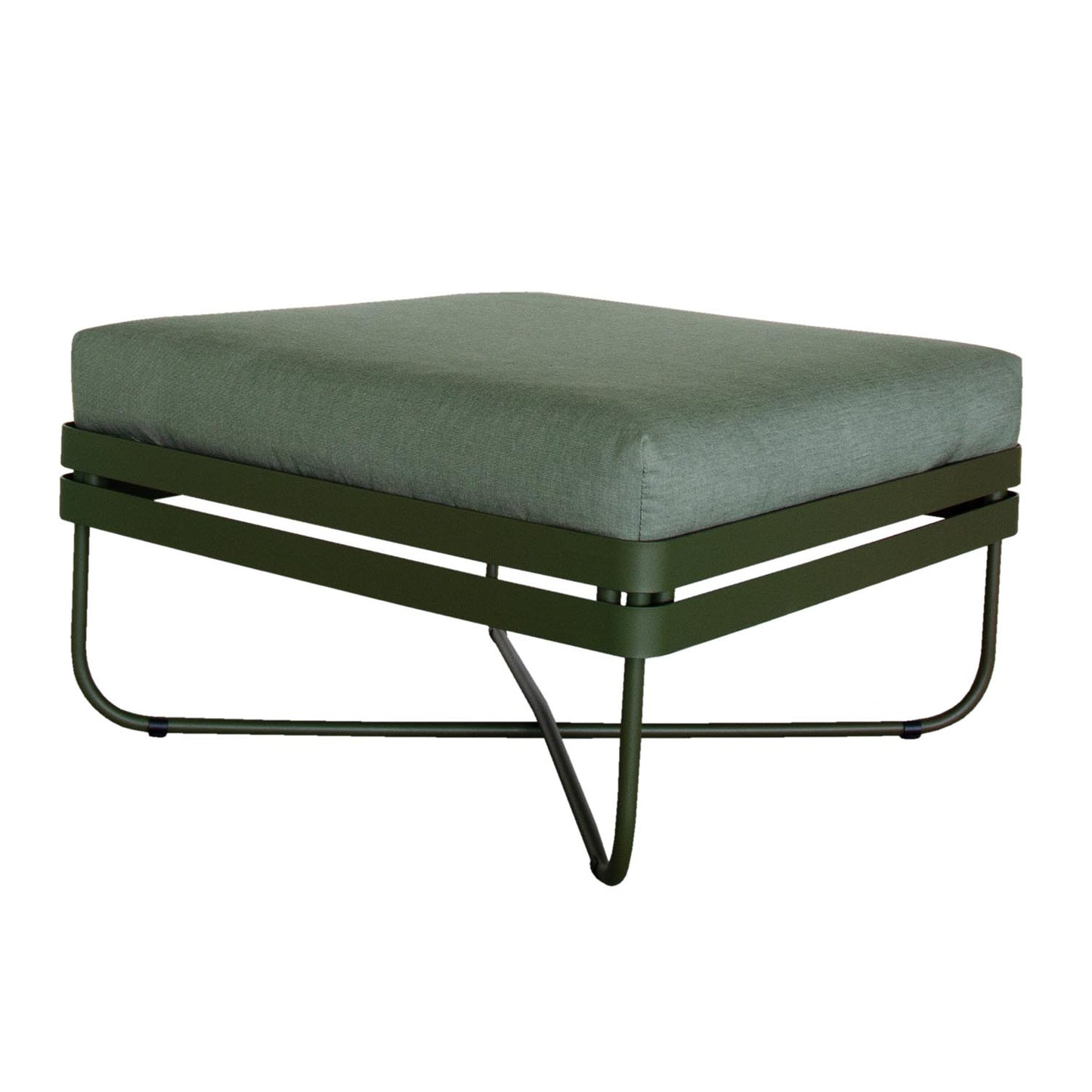 BRIS utesofa fra Ygg&Lyng. Puff med pute.