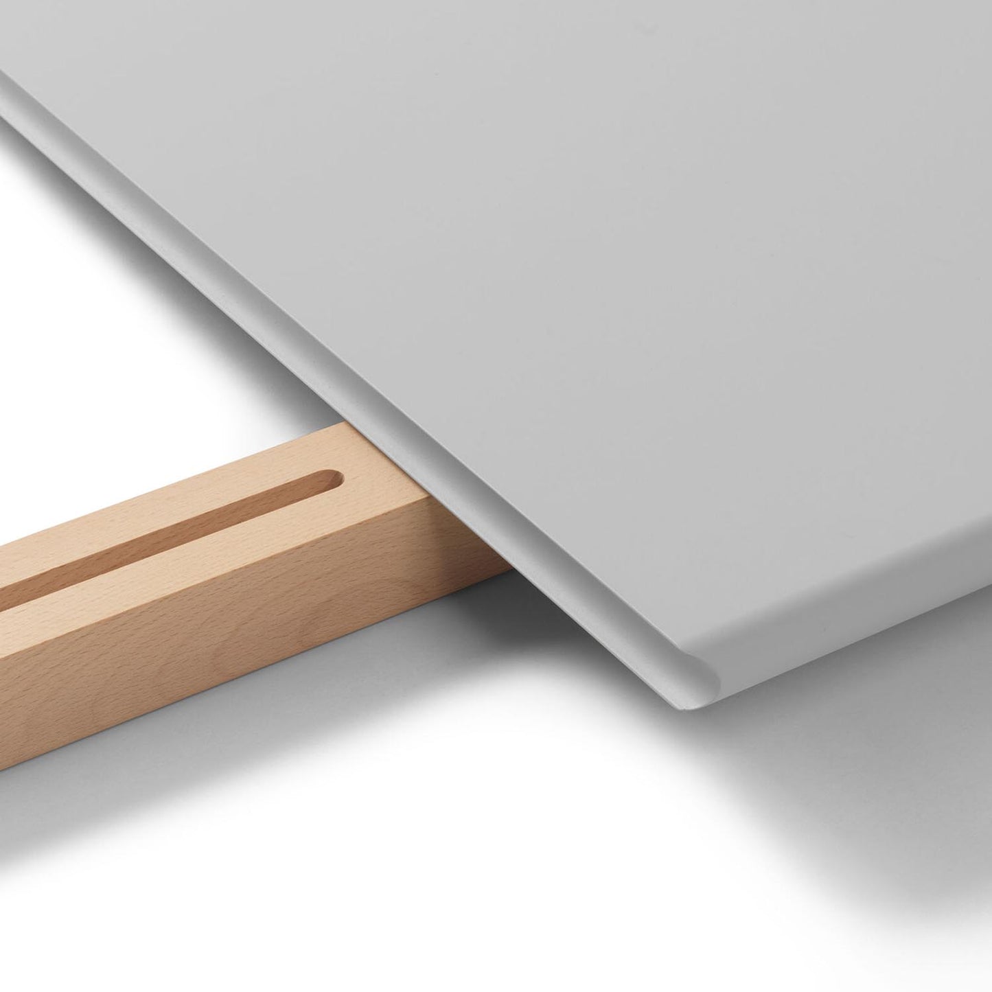 Carl Hansen tilleggsplate til CH327 bord. Grå MDF.