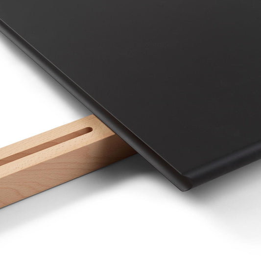 Carl Hansen tilleggsplate til CH327 bord. Svart MDF. Bestillingsvare.