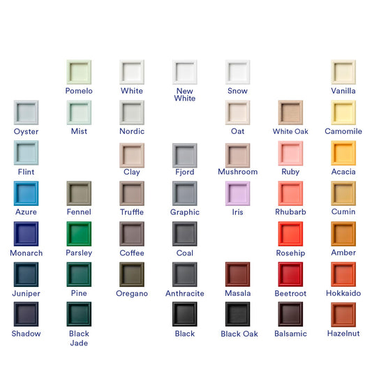 Montana Octave VI tv-benk. Med 7 cm sokkel. Quickship farger. (2-3 ukers leveringstid.)