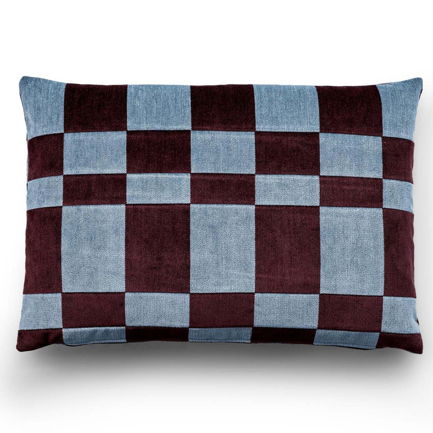 Eilersen Pysjamas pute Luna i 40 cm x 60 cm. Mørkebrun / lyseblå.