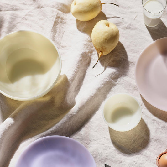 Lucie Kaas MILK stor skål, vanilla. 1 stk.