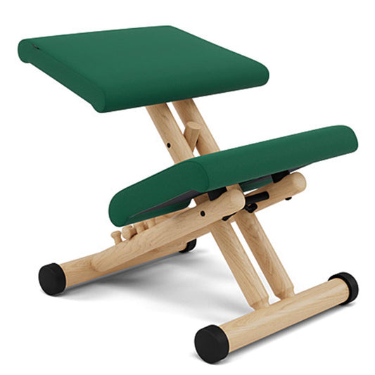 Varier Multi knestol i Tonal grønn og natur bøk. Bestillingsvare.