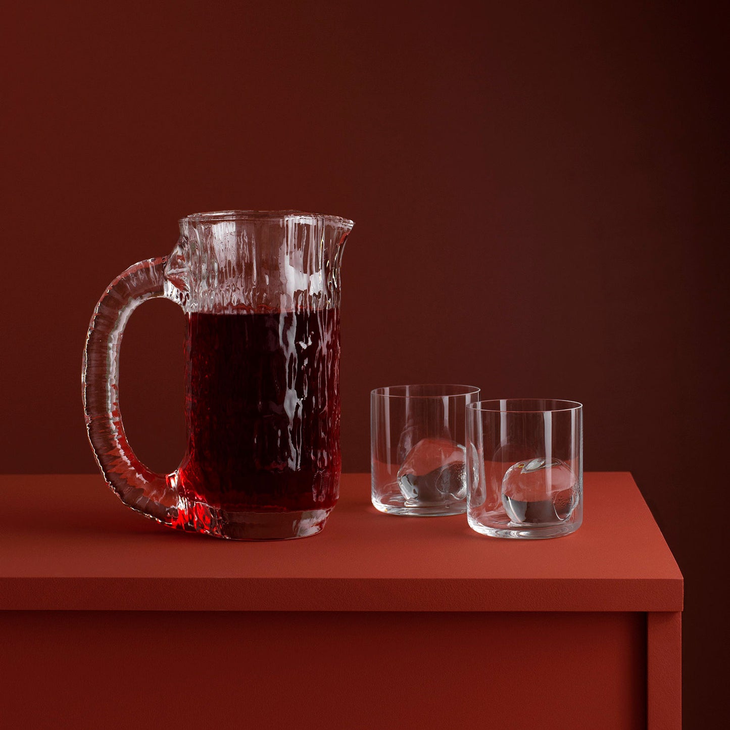 Nedre Foss Vannfall, klart glass