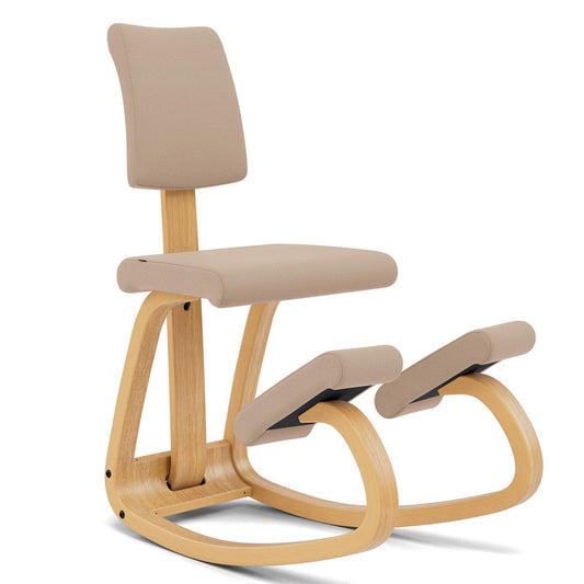 Varier Variable Plus knestol i Tonal beige og lys brun ask. Bestillingsvare.