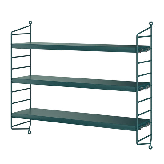 String pocket hylle i tegnèrgrøn. Bestillingsvare.