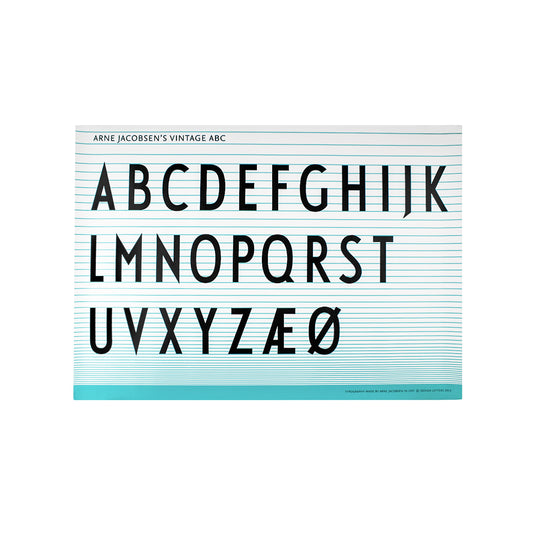 Design Letters Poster, ABC-Plakat