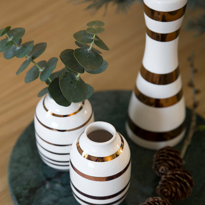 Kähler, Omaggio Lysestage, Gull, H20 cm