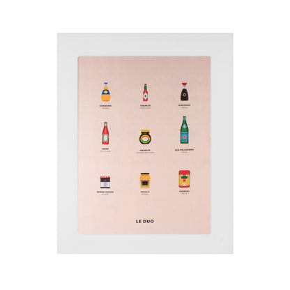 Image Republic Le Duo plakat "PLANCHE PACKAGING" 40X50 cm.