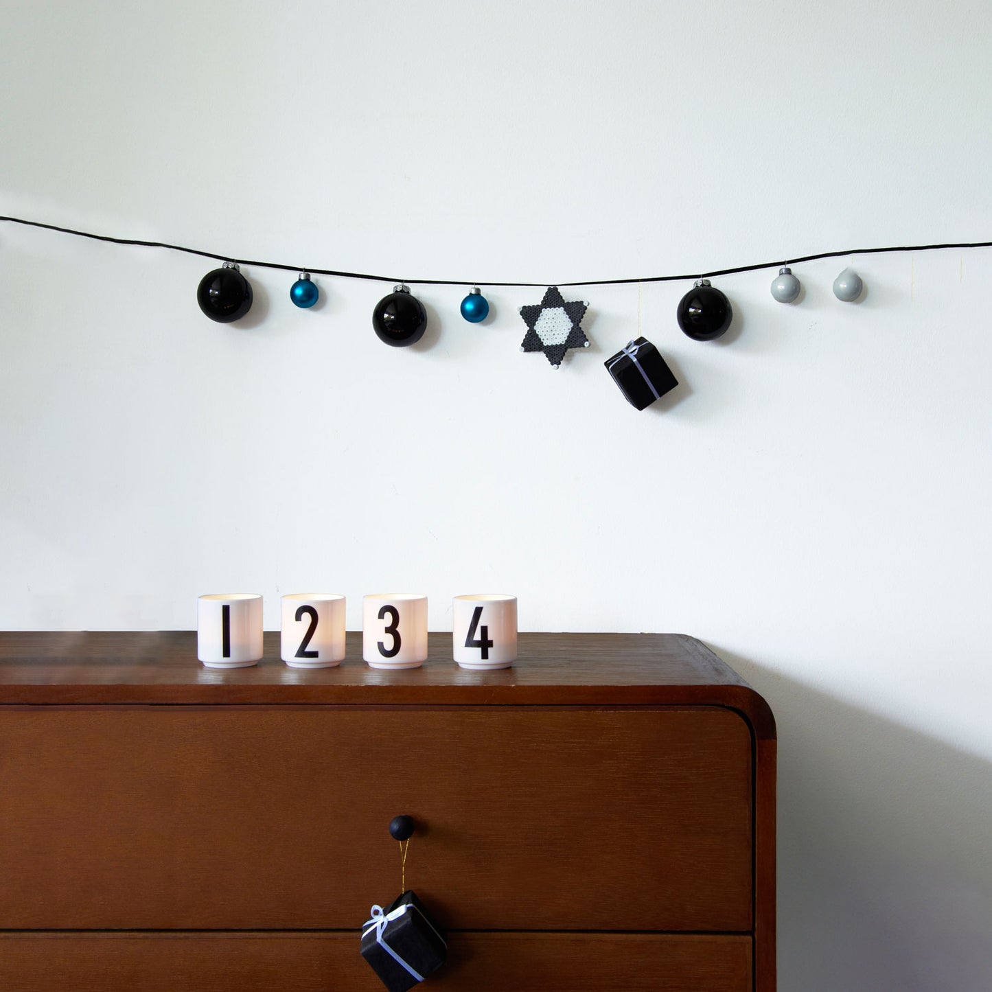 Design Letters espressokopp 4-pakk. Hvit