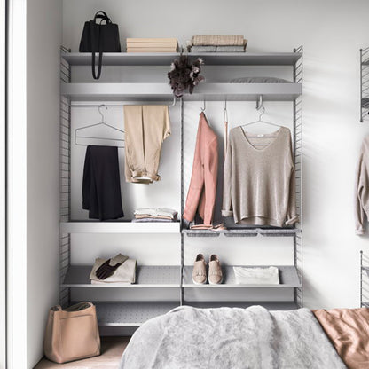 String Kleshenger For Metallhylleplate 4 stk, Beige