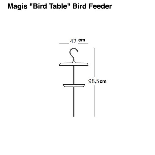 Magis Bird Table, Brun