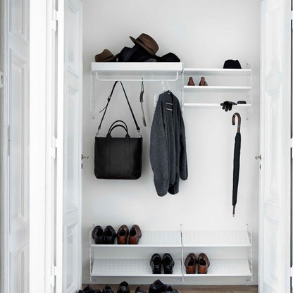 String Kleshenger For Metallhylleplate 4 stk, Beige