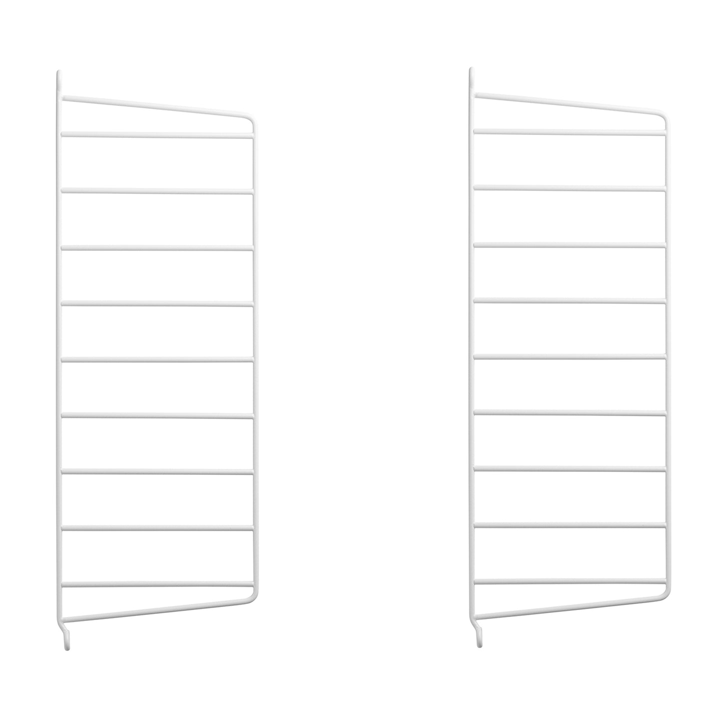 String vegg gavler 50 x 30 cm, 2 pk, i hvit. Bestillingsvare.