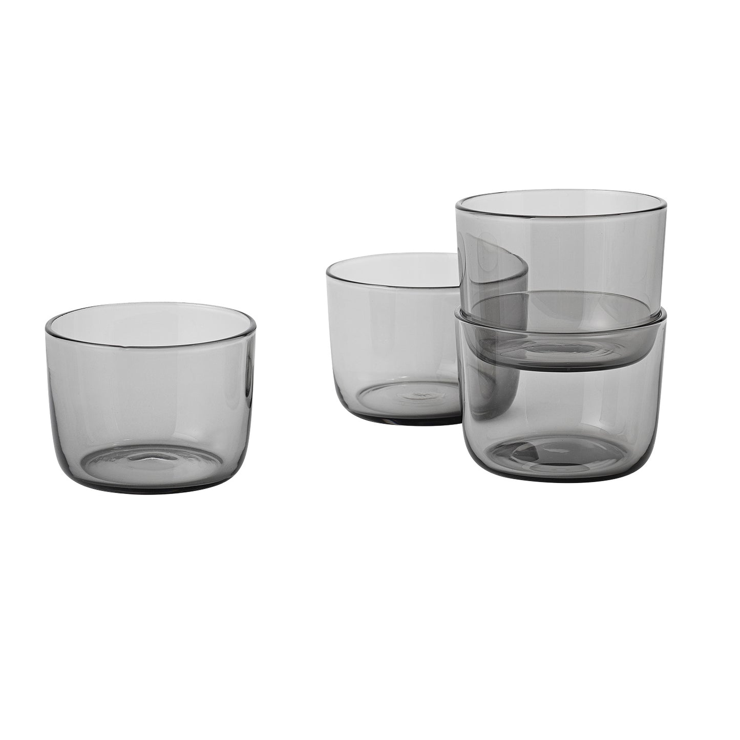 Muuto Corky vannglass 20 cl grå, 4 pk.