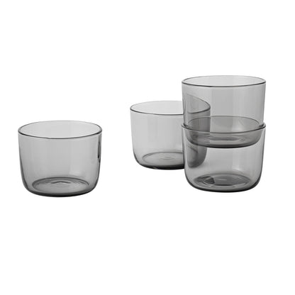 Muuto Corky vannglass 20 cl grå, 4 pk.