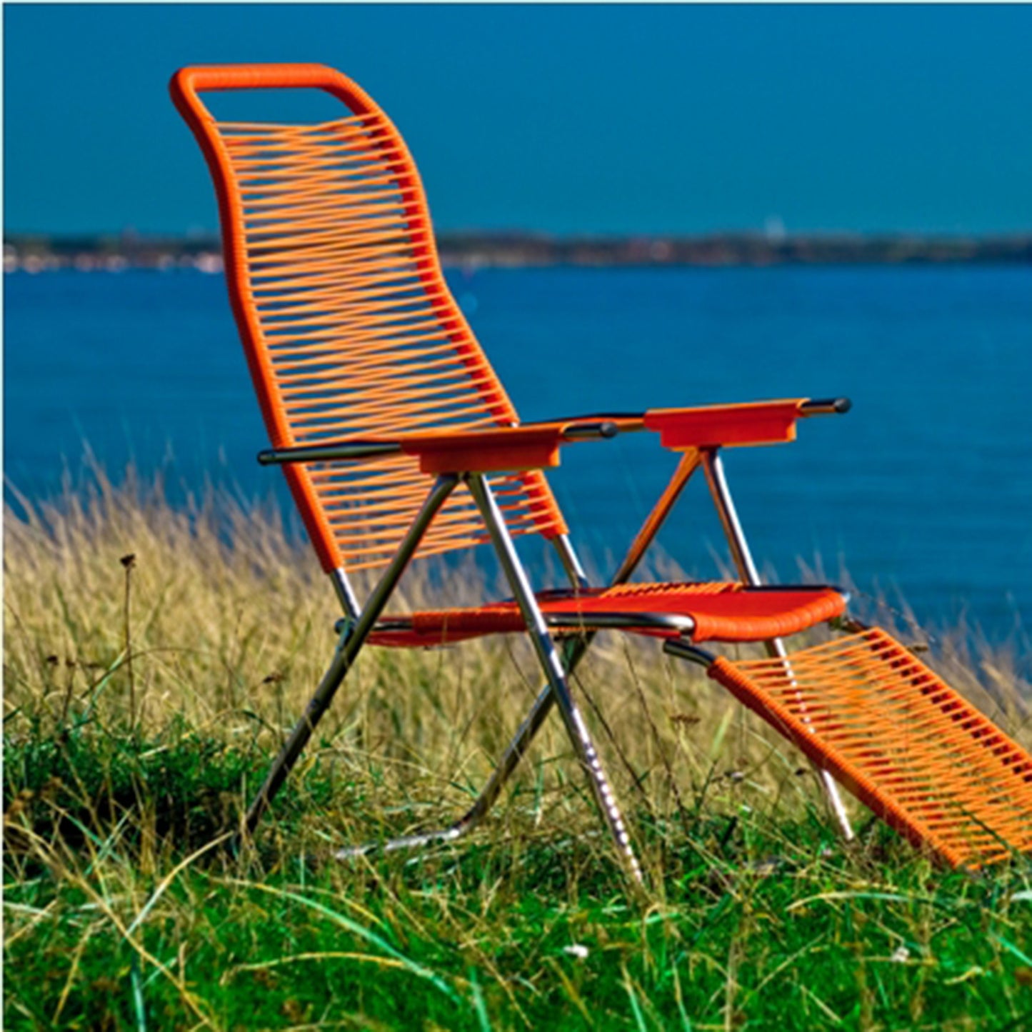 Fiam Spagetti Solstol, oransje. Bestillingsvare.