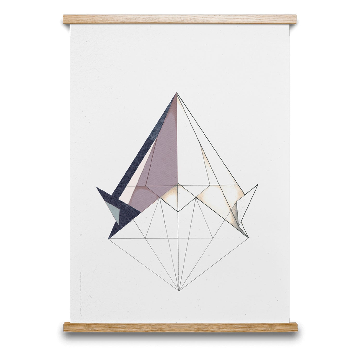 Paper Collective plakat, Diamond Lines.