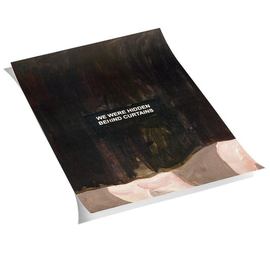 HAY Poster, WE WERE HIDDEN BEHIND CURTAINS By Laure Prouvost