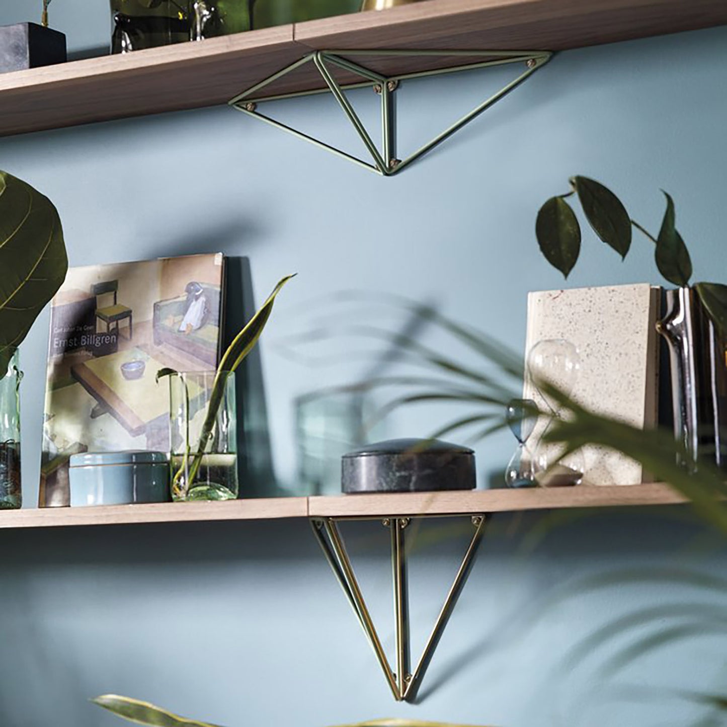 maze Pythagoras Brakett, 2-pakk, Messing