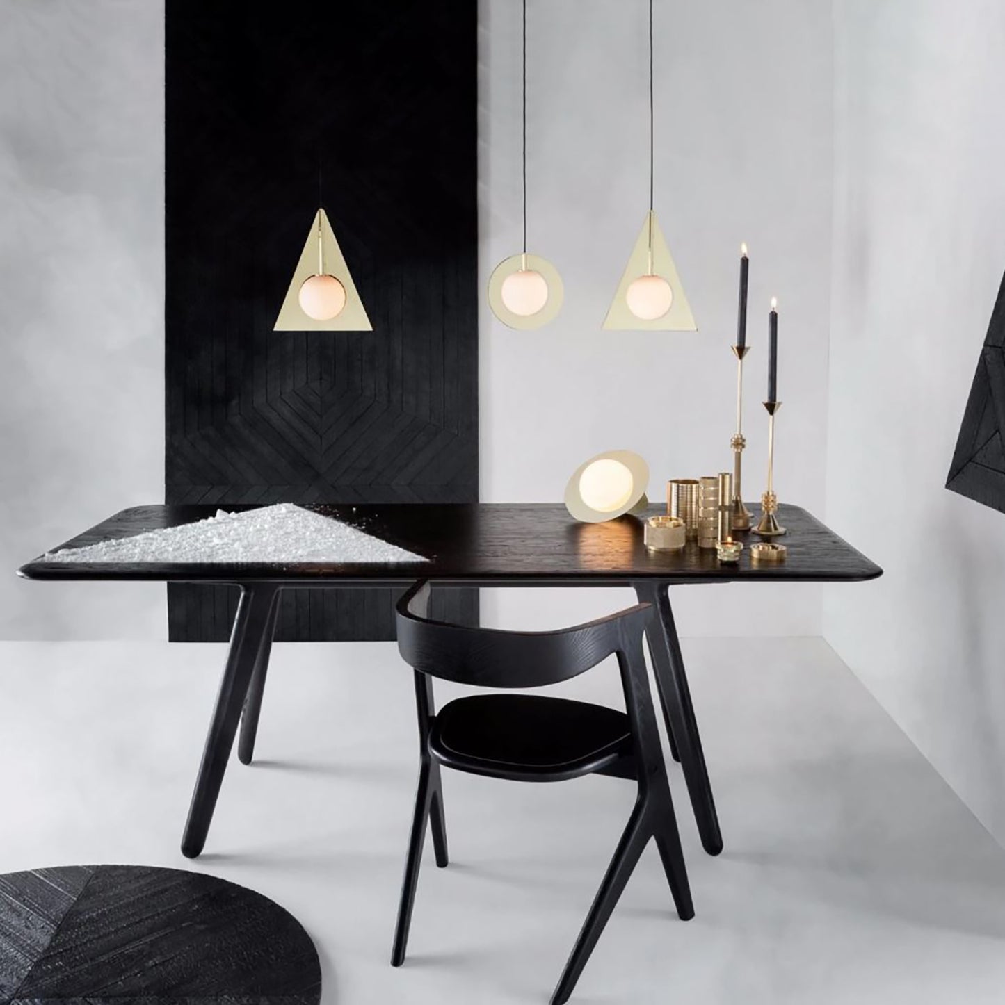 Tom Dixon Plane Round Pendant, Messing. 1 igjen !