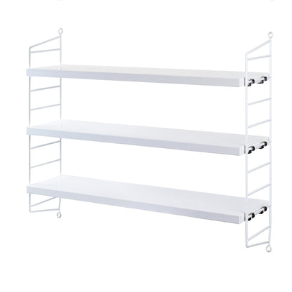 String Pocket hylle, helhvit. Bestillingsvare.