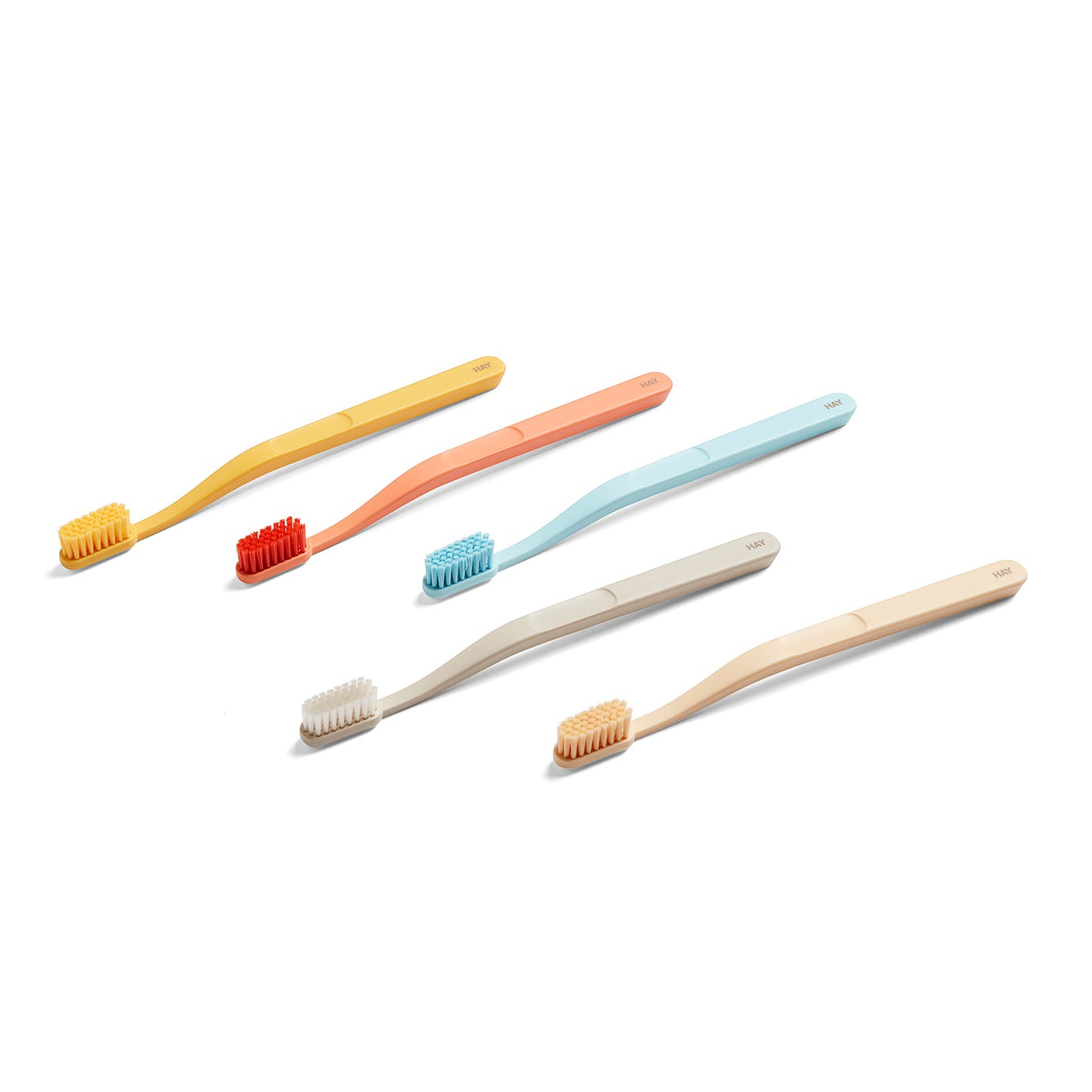 HAY Tannbørste, soft, pale apricot.