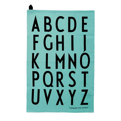 Design Letters håndklær, Turkis