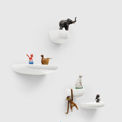 Vitra Corniches hylle i small, hvit