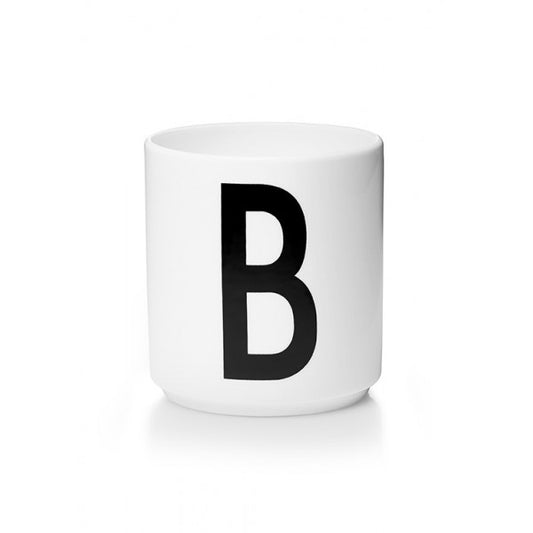 Design Letters B Porselen Kopp, Hvit
