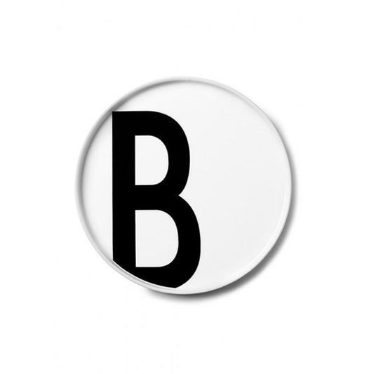 Design Letters B Tallerken, Hvit
