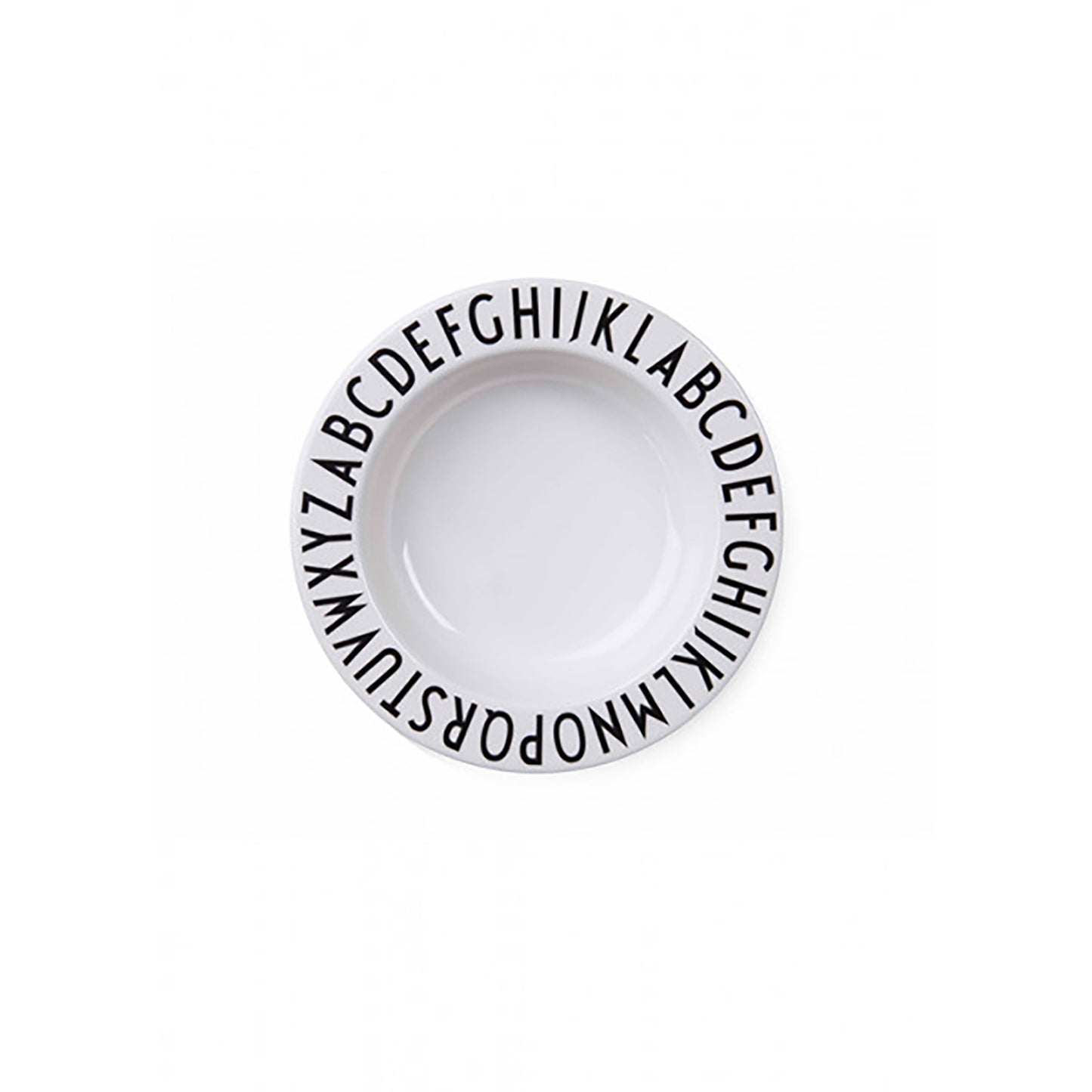 Design Letters Dyp Tallerken i Melamin, Hvit