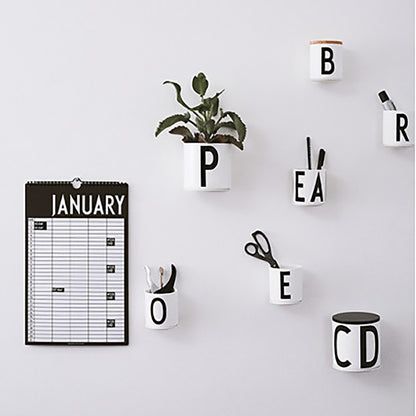 Design Letters K Porselen Kopp, Hvit