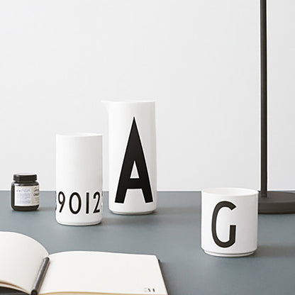 Design Letters B Porselen Kopp, Hvit