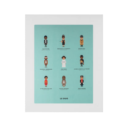 Image Republic Le Duo plakat "PLANCHE CINECULTE" 40X50 cm.