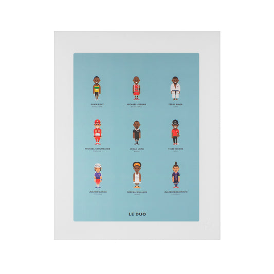 Image Republic Le Duo plakat "Sportifs" 40X50 cm.