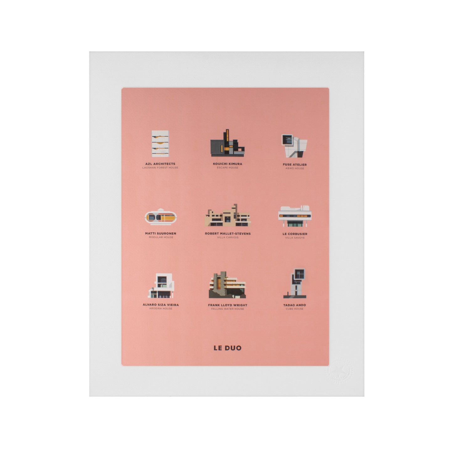 Image Republic Le Duo plakat "PLANCHE ARCHITECTURE" 40X50 cm.