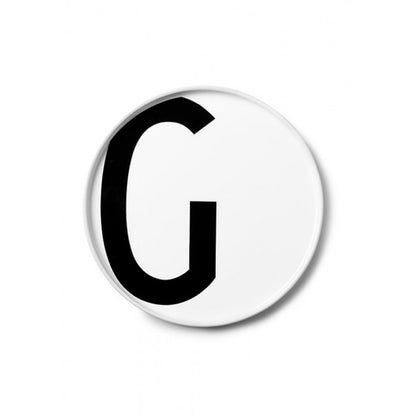 Design Letters G Tallerken, Hvit