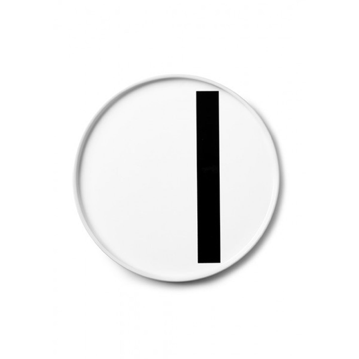 Design Letters I Tallerken, Hvit